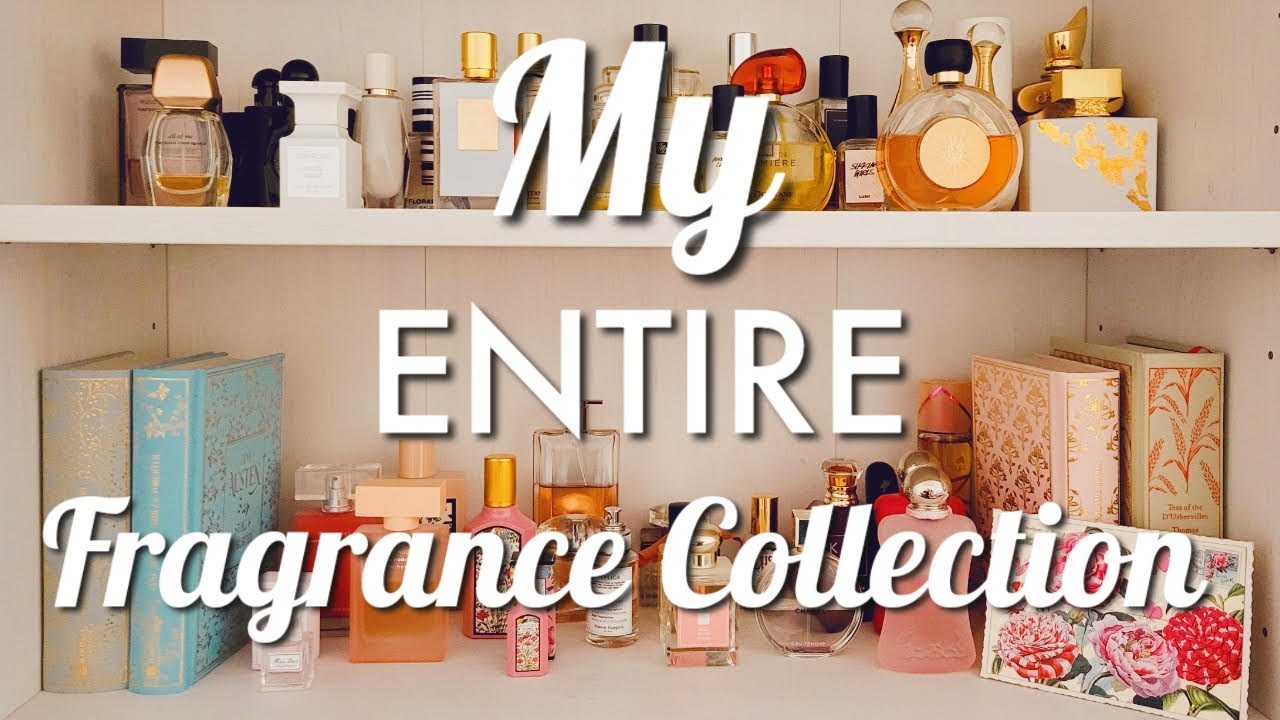 My entire fragrance collection (minimalist, reduced) & some books