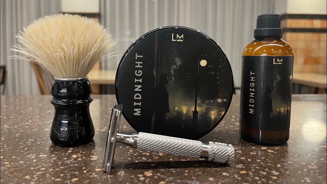 Classic Wet Shave | Razorock Game Changer 0.68P | Lather Mafia Midnight 