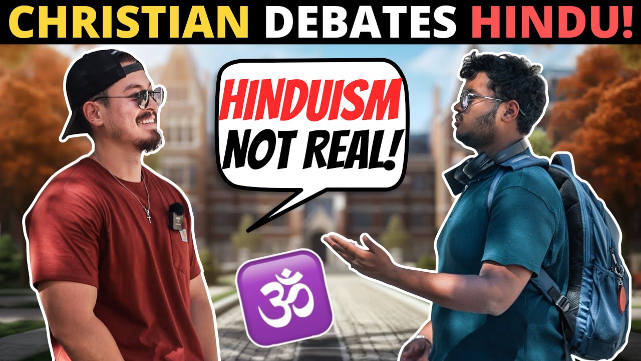 HINDU Student Gets CHALLENGED By Christian Evangelist!
