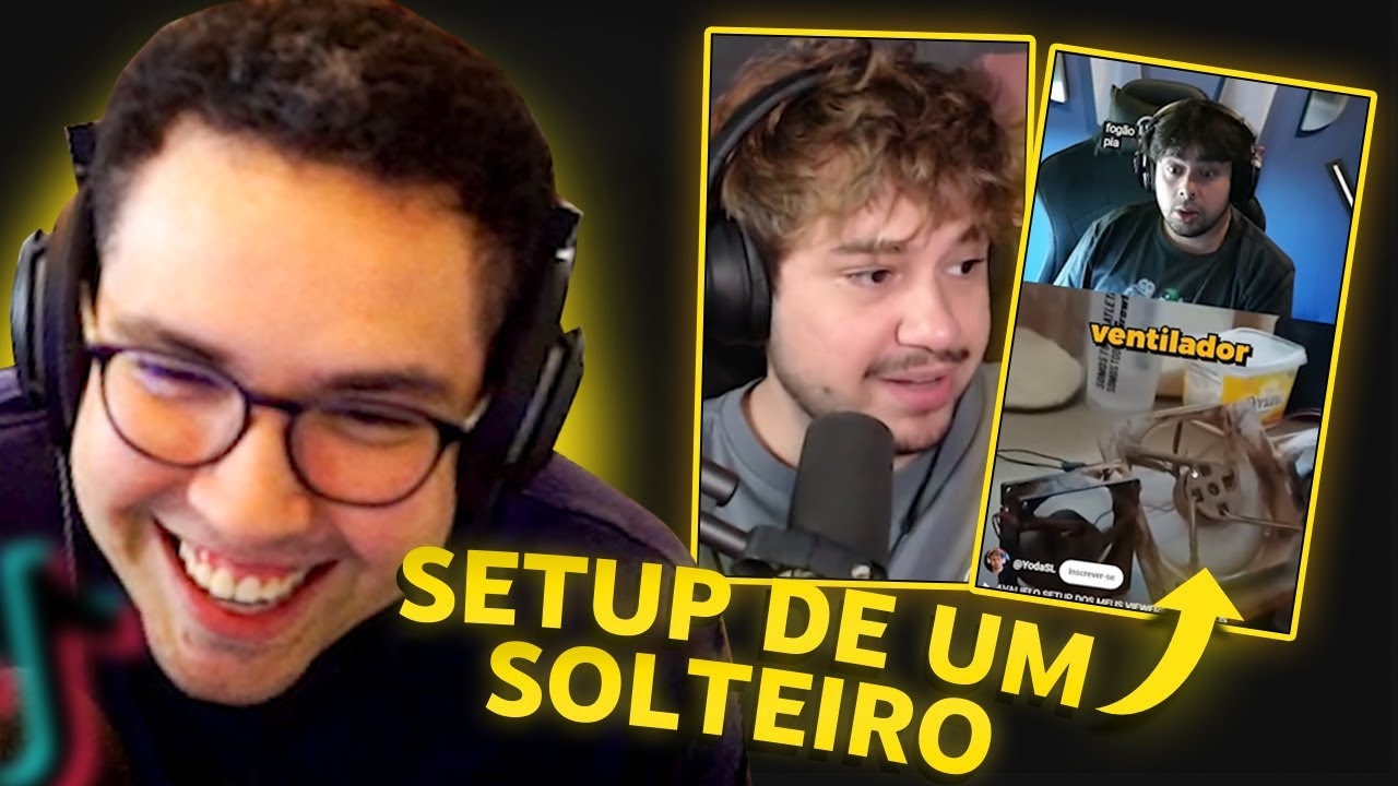 O SETUP DO SOLTEIRO - YETZ REACT TIKTOKS