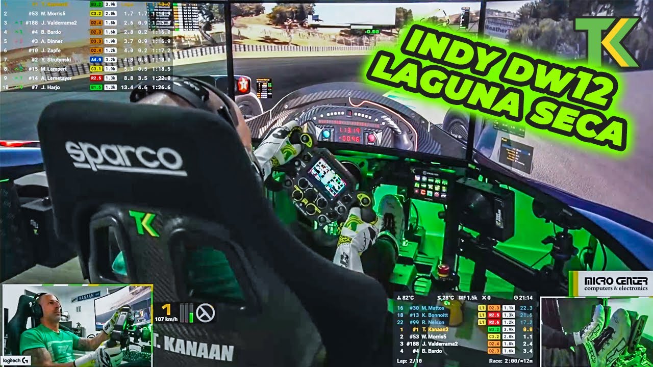 Corrida em Laguna Seca de Indy DW12 | iRacing