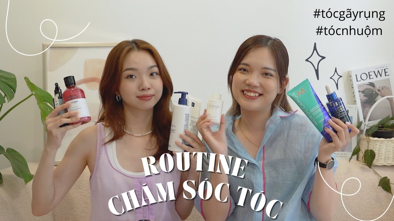 Review 10 Sản Phẩm CHĂM SÓC TÓC GÃY RỤNG, TÓC TẨY NHUỘM (L'oreal, Olaplex,...) | Trang & Tiên