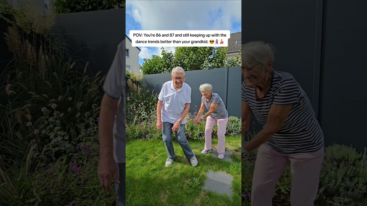POV: Вам 86 и 87 лет, а вы всё равно танцуете лучше своих внуков. 😎🕺💃🦵