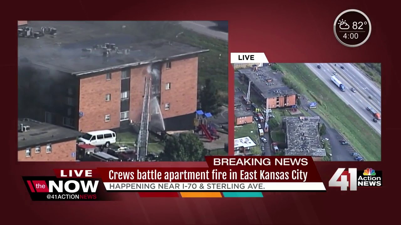 Crews battle apartment fire at Harvard Court Apartments