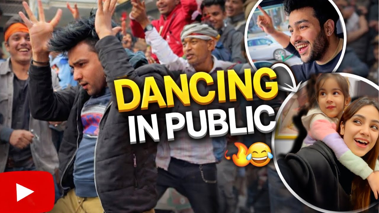 Dance In Public 🤣| REACTION | @tusharshrutivlogs 