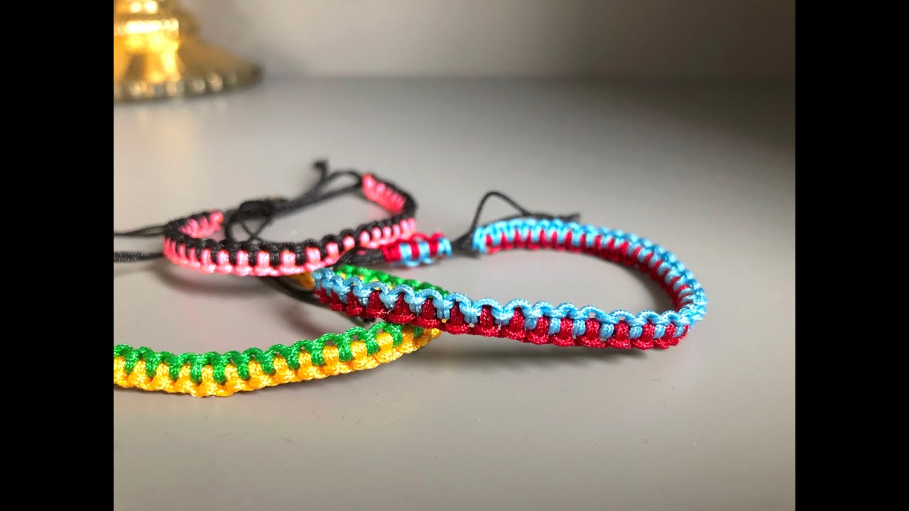 DIY ✿ Handmade ✿ Two Sides Bracelet ✿ AidaCrafts