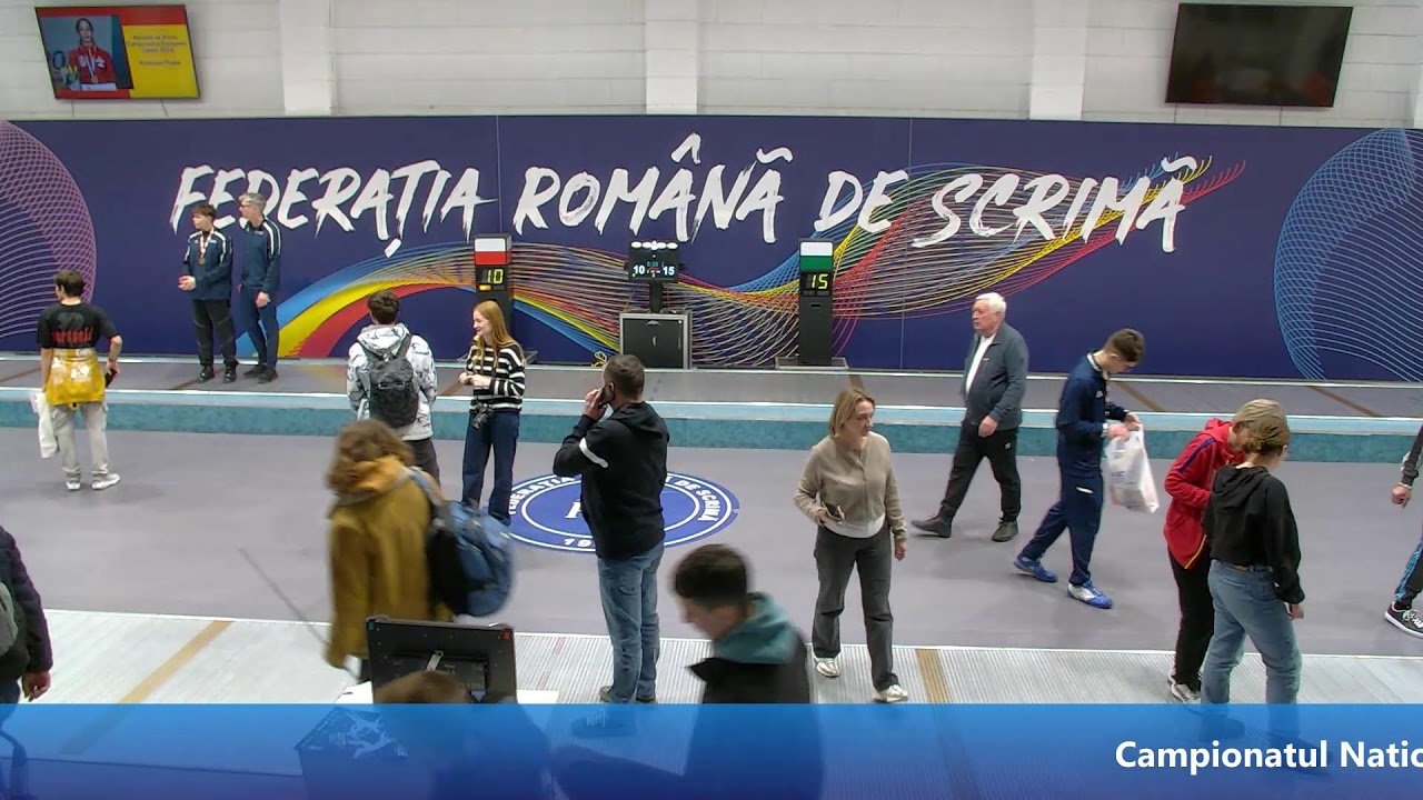 Campionatul National Cadeti spada feminin si masculin