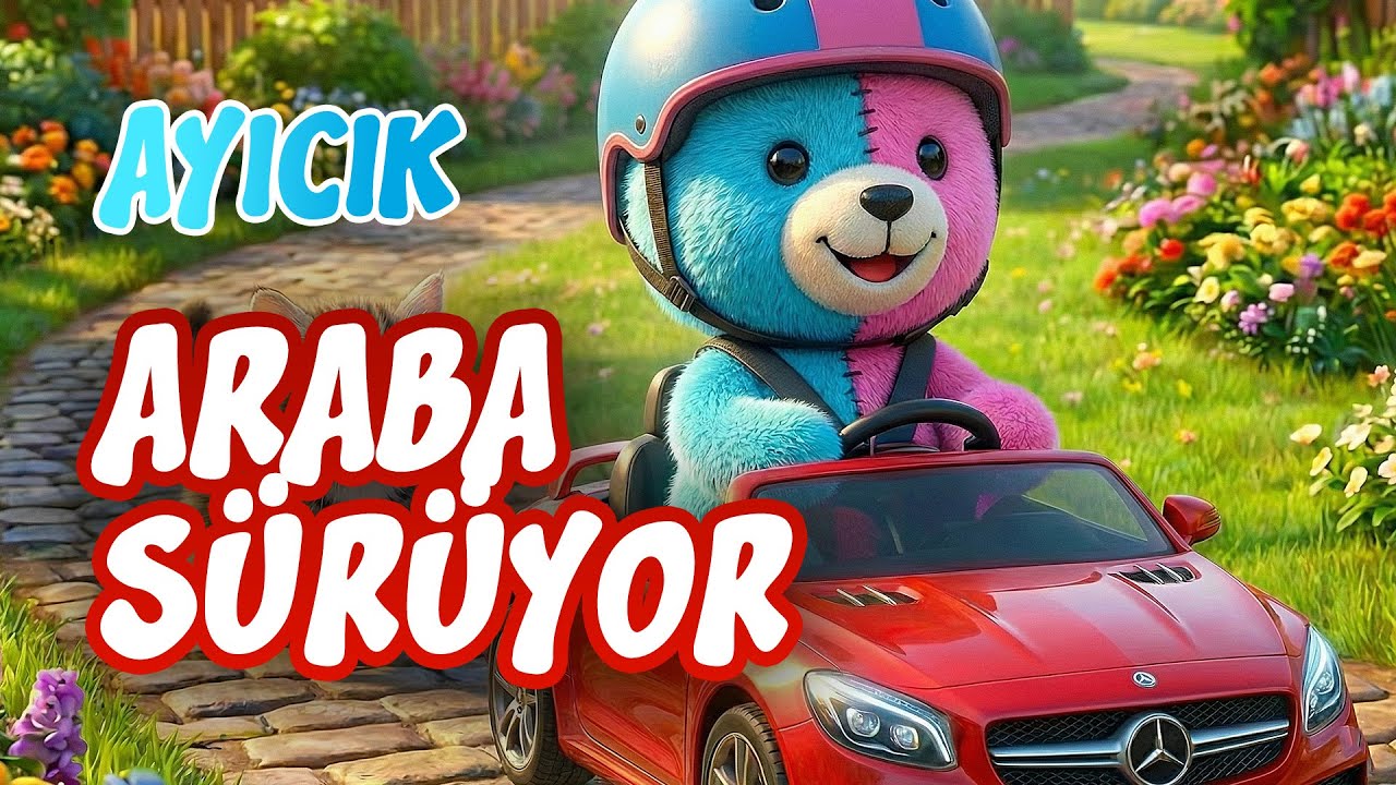 Ayıcık Araba Sürüyor 🚘🎈🧸 | Sevimli Çocuk Şarkısı