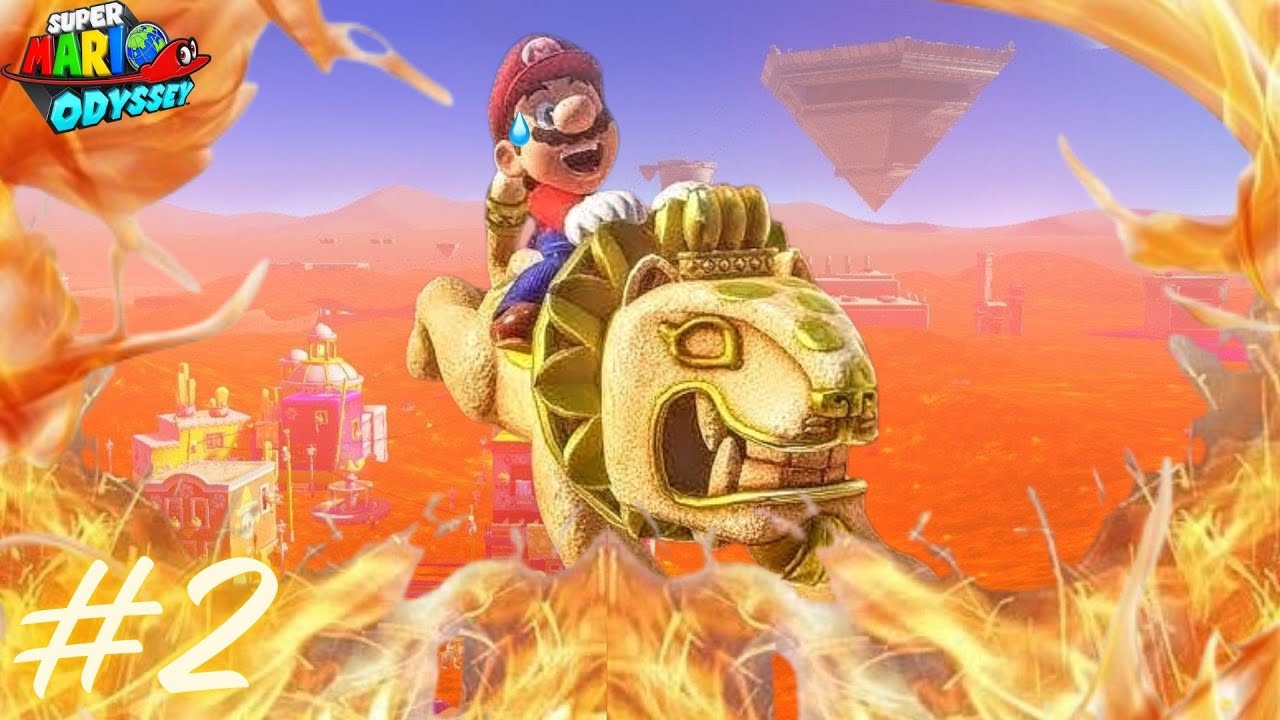 Mario Odyssey mais le sol c'est de la lave #2