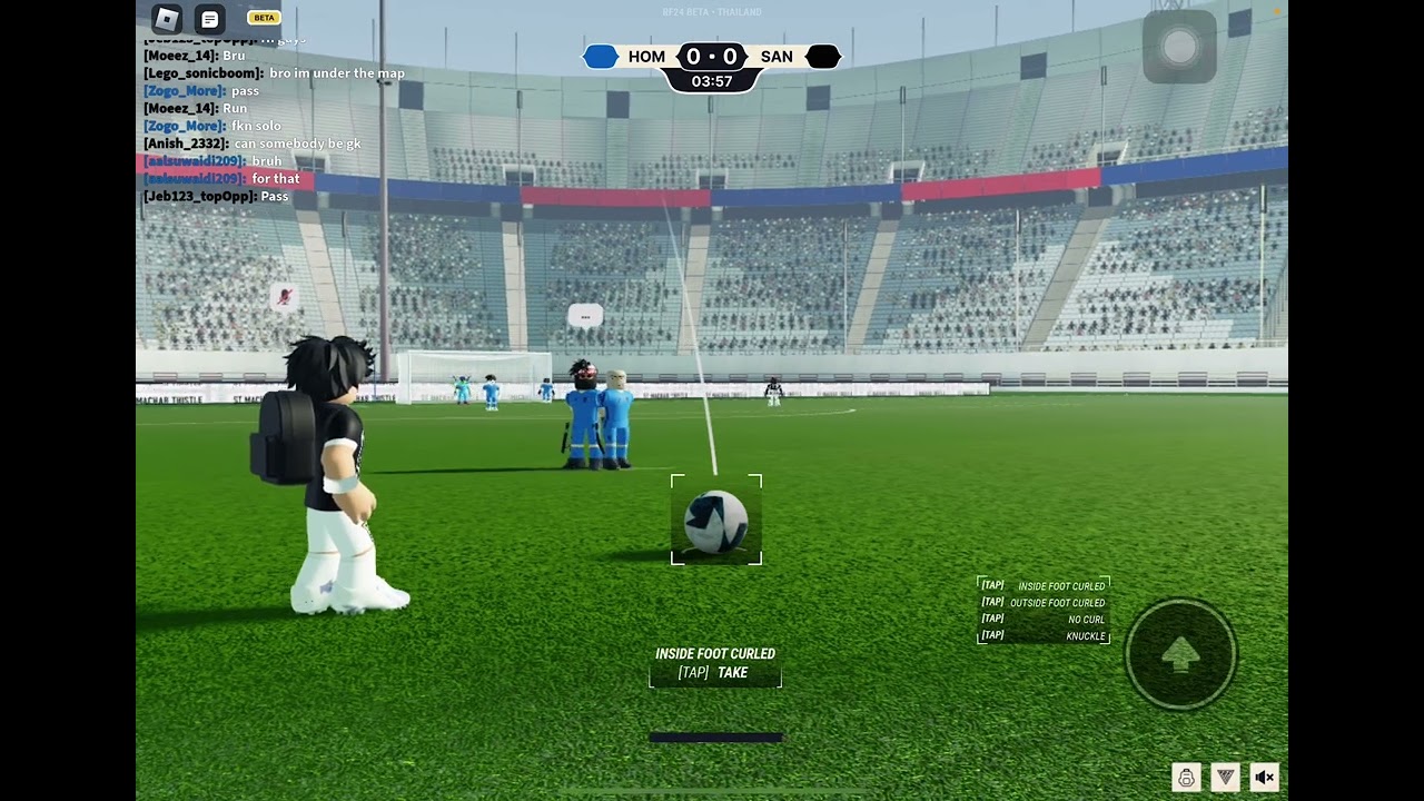 Might be best freekick of all time #roblox#rf24