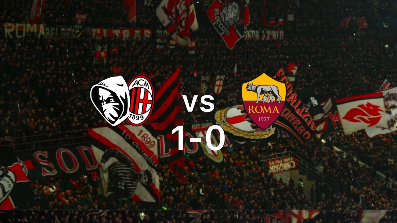 Ultras Curva Sud Milano at San Siro 🔴⚫️ | AC Milan - Roma 1-0