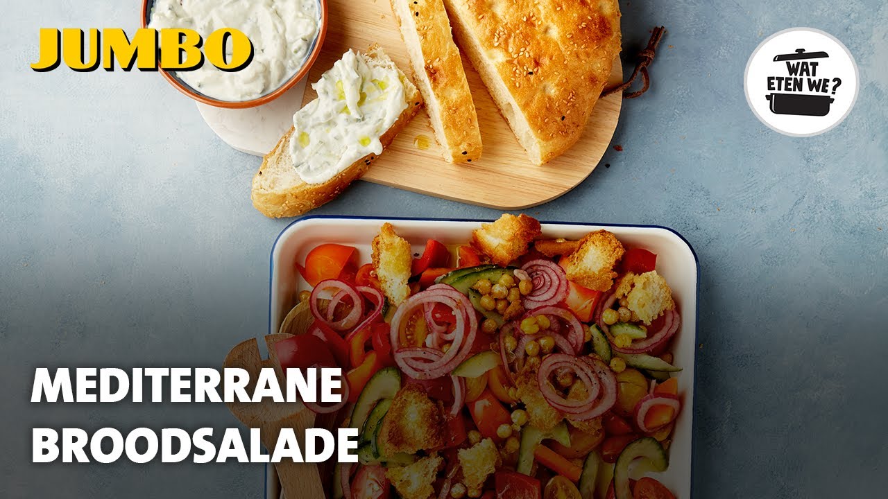 Wat eten we? Mediterrane broodsalade