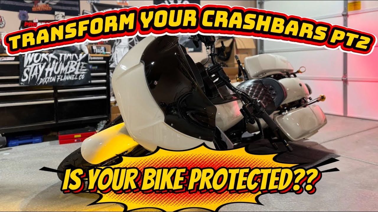 Защитные дуги Flatout, часть 2 | Установка | ОЧЕНЬ ВПЕЧАТЛЕН #customharleybagger #customroadglide...