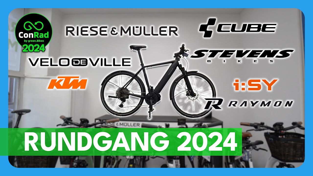 Alle Marken, alle Bikes. Der große Rundgang: Riese & Müller, Cube, Stevens, VdV, i:SY, KTM, Raymon