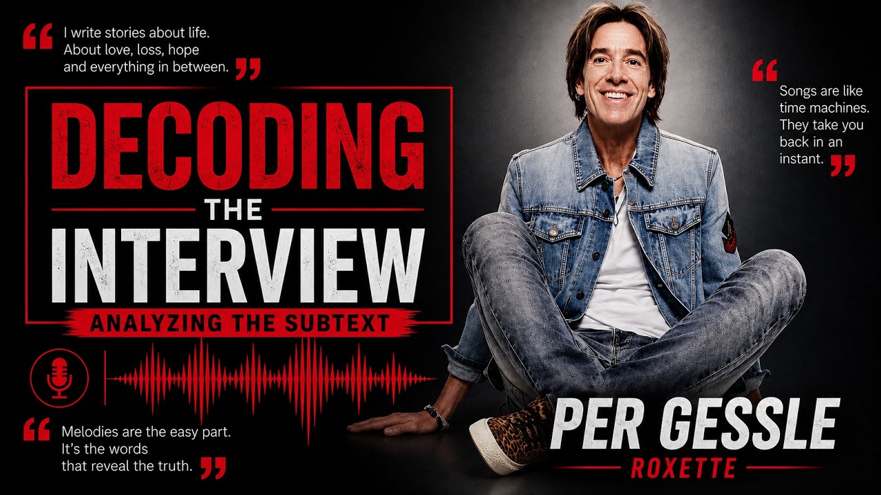 Per Gessle; Decoding the Interview; Turning to Music After Loss!