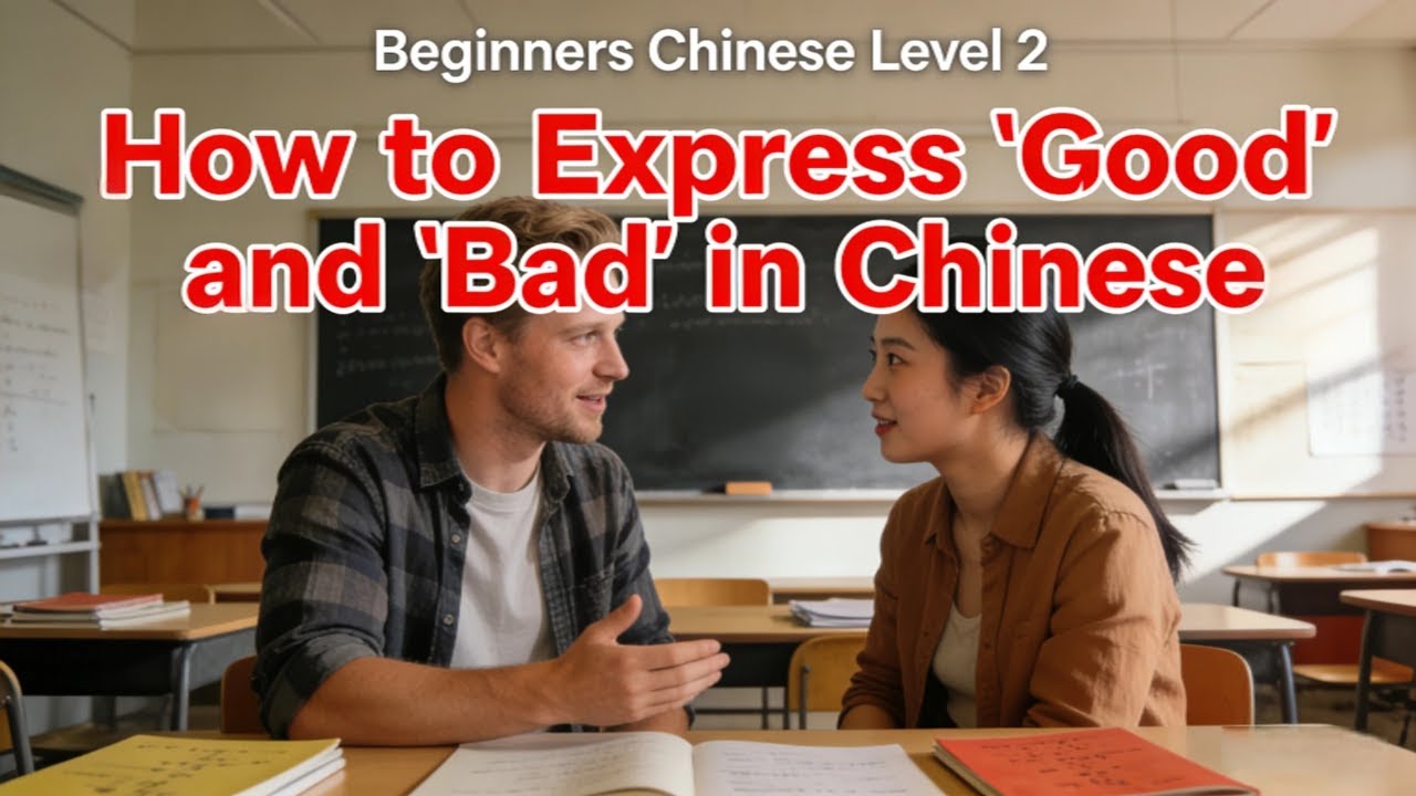 Beginners Chinese Level 2: How to Express “Good” and “Bad” in Chinese