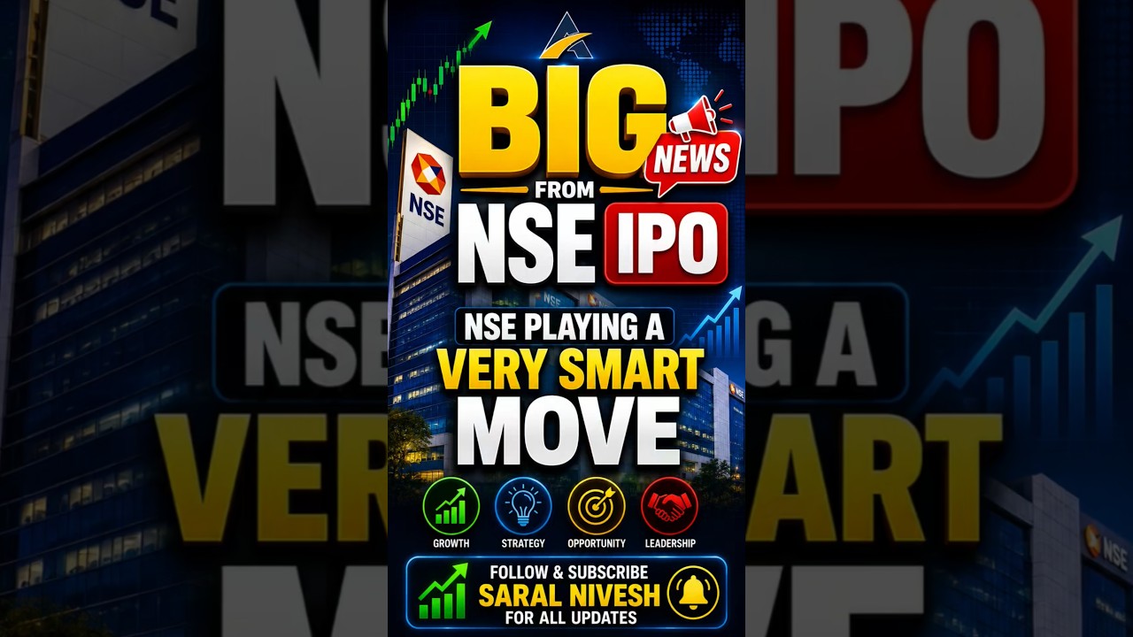NSE IPO 🚨 NSE Playing a Very Smart Move! #NSEIPO #NSE #IPO #NSEIPO2026 #IPOIndia