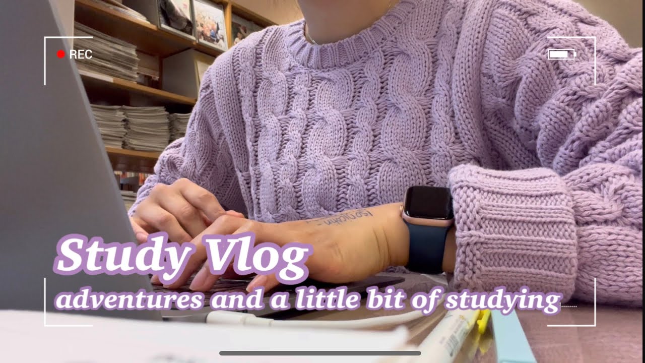 [Study Vlog #80] rainy study with me, cologne trip and lots of fun ❤️&zwj;🔥