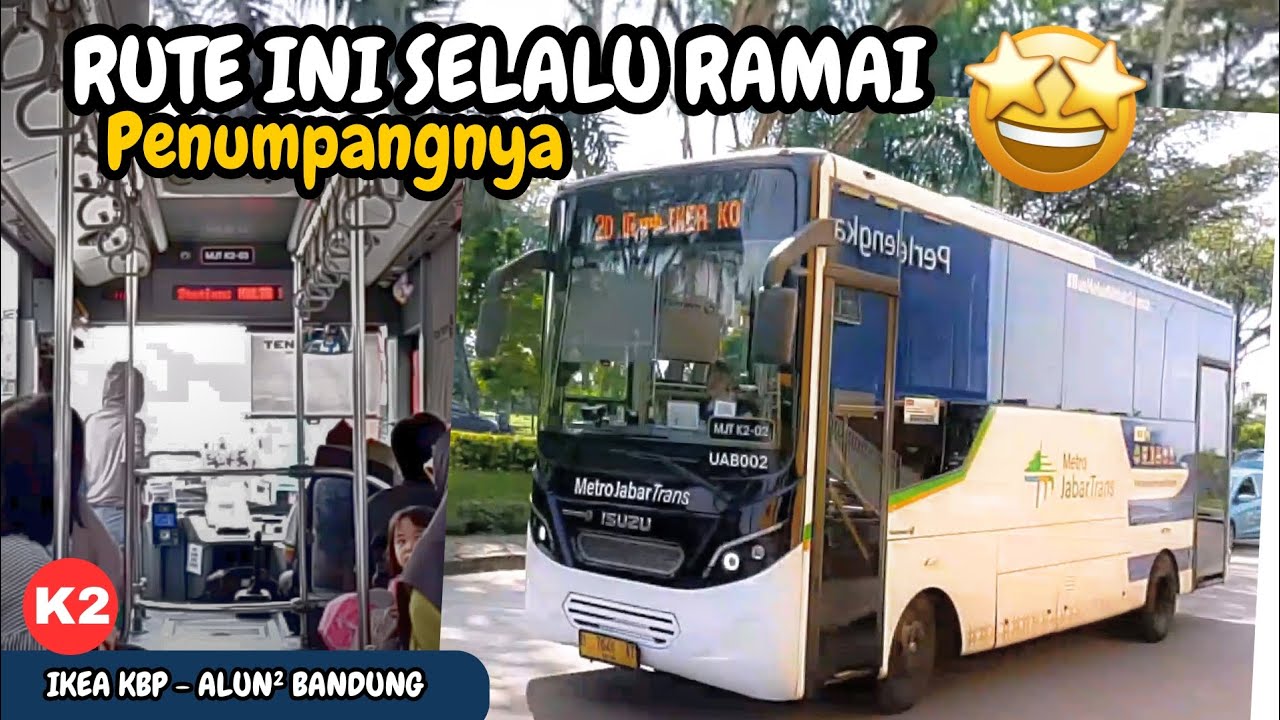 RUTE INI SELALU RAMAI‼️Trip with Metro Jabar Trans (K2) Kota Baru Parahyangan - Alun-alun Bandung
