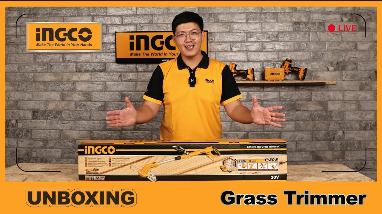 Unboxing | INGCO Grass Trimmer CGTLI20018
