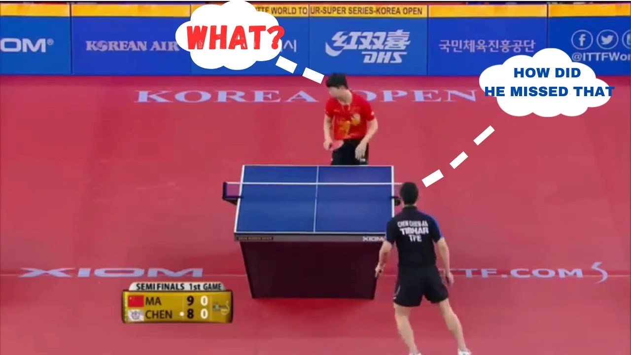 Funny fails & mistakes in table tennis