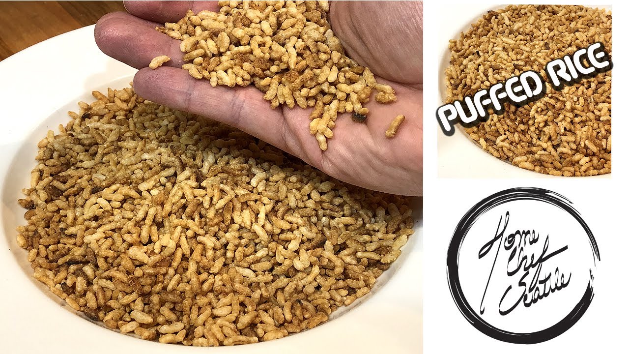 How to Make PUFFED RICE - Hot Salt Frying