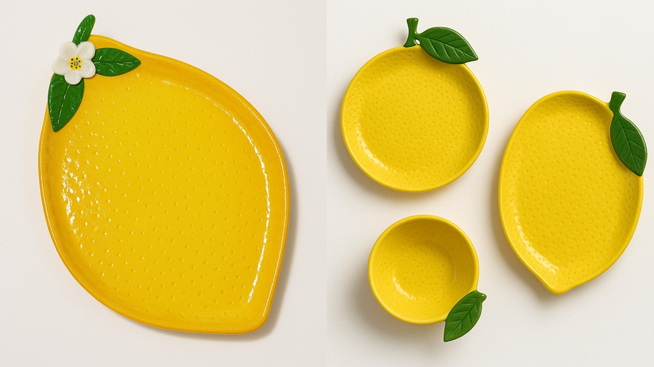 LIVE BROADCAST |  Создаю тарелку в форме лимона 🍋 | Creating a Lemon-Shaped Plate | Lana DIY