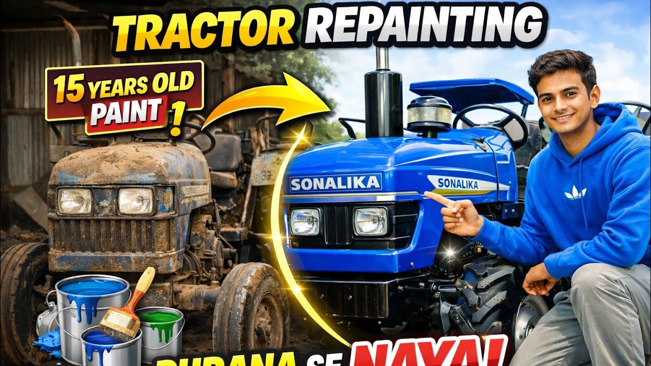 Sonalika Tractor 🚜 DL-745  Restoration