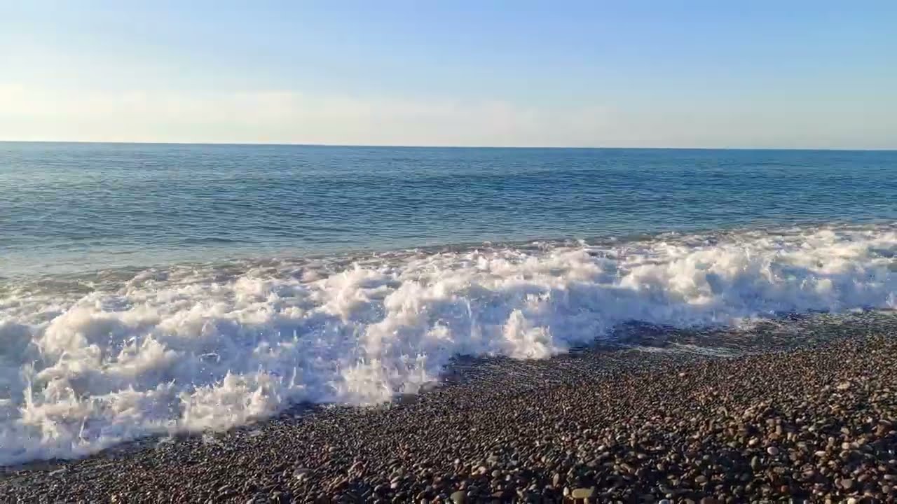 Черное море, The Black Sea, cozy 2K video, Relaxing Sea Sound, Meditation, sleep, healing