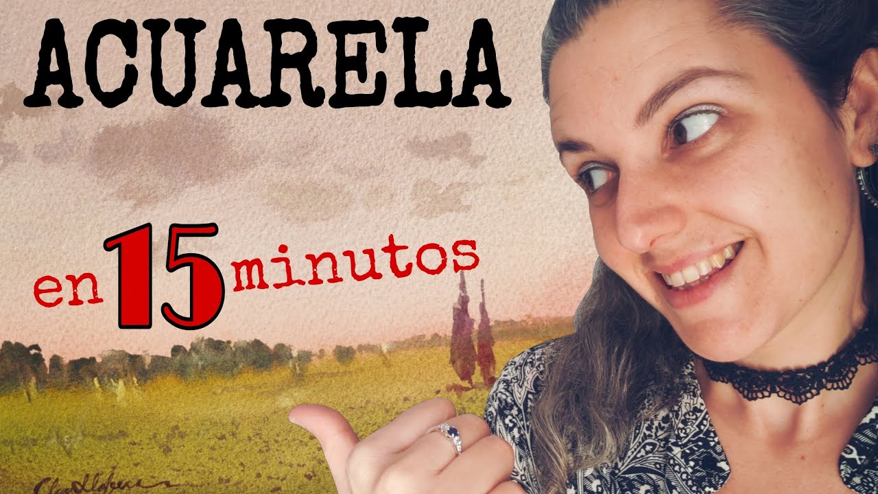 TUTORIAL RÁPIDO de un PAISAJE en ACUARELA (pequeño formato) | Serie CHILL OUT LANDSCAPES