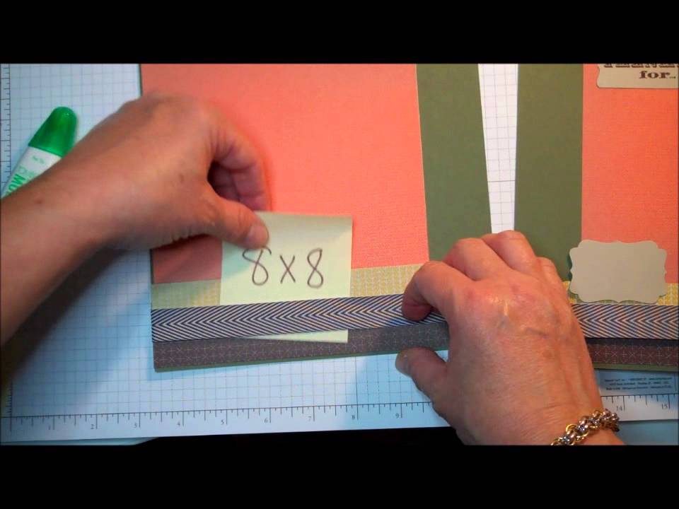 Stampin' Up!  Stamping and Scrapbooking Sunday:  Fall Layout