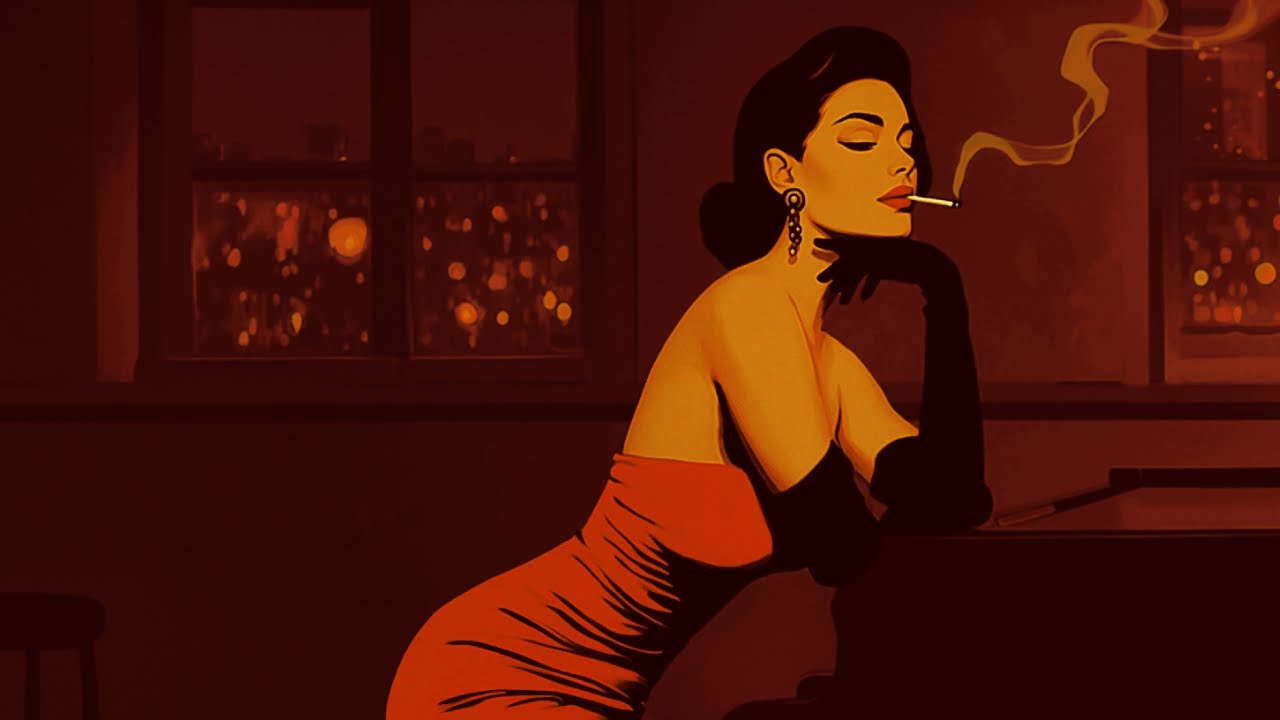 midnight’s winter silence lets my love be heard – 1940s JAZZ