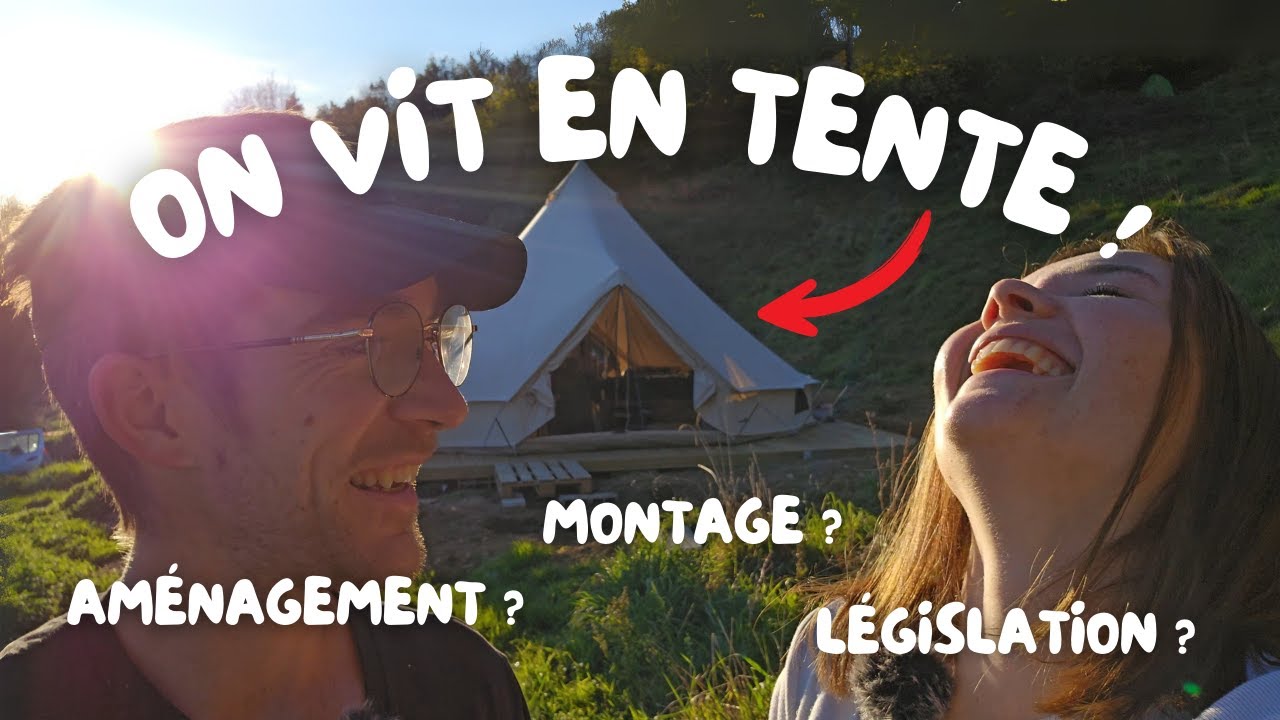 On te présente notre HABITAT DE CHANTIER : la TENTE CLOCHE Sibley 600 Apex Double Portes !