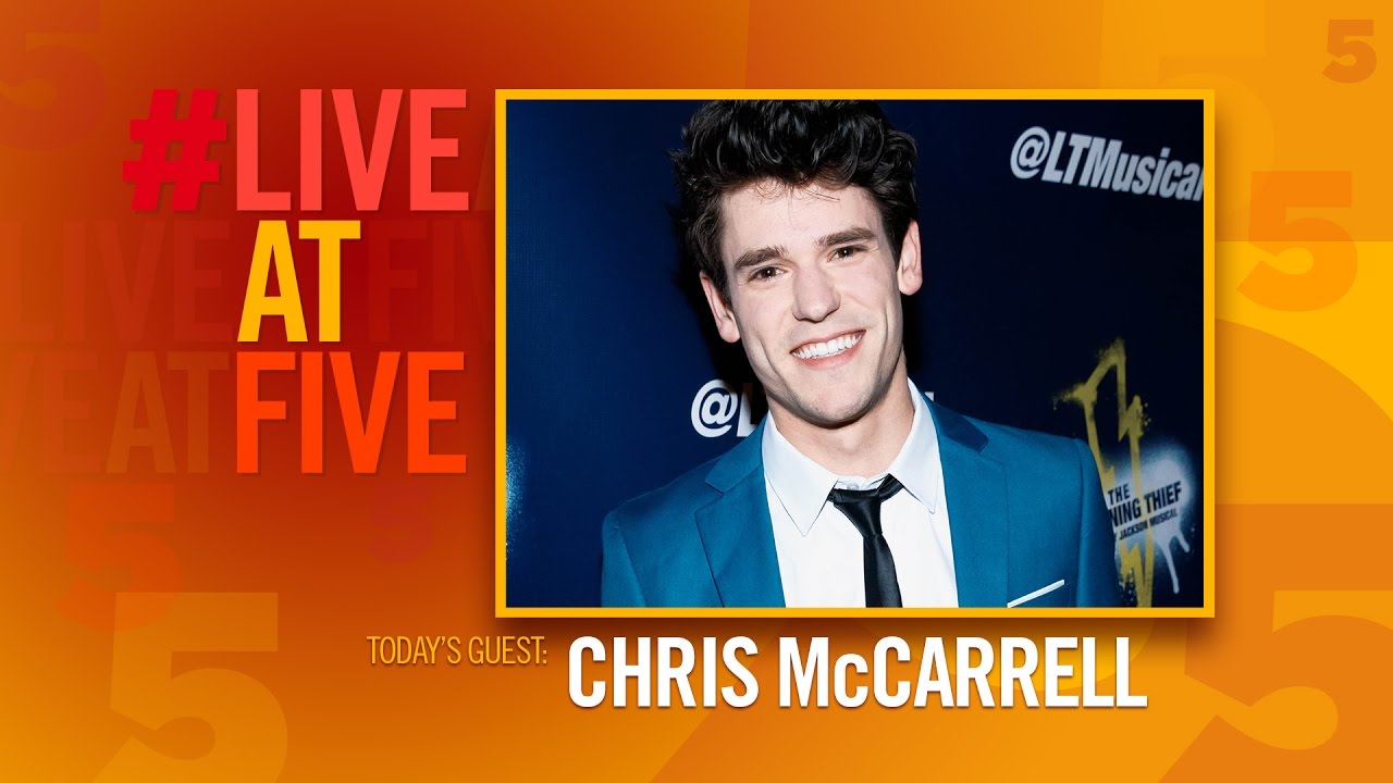 Broadway.com #LiveatFive with Chris McCarrell of THE LIGHTNING THIEF