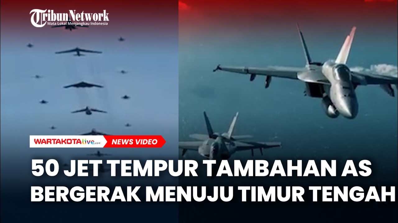 50 Jet Tempur Tambahan AS Telah Bergerak Menuju Timur Tengah