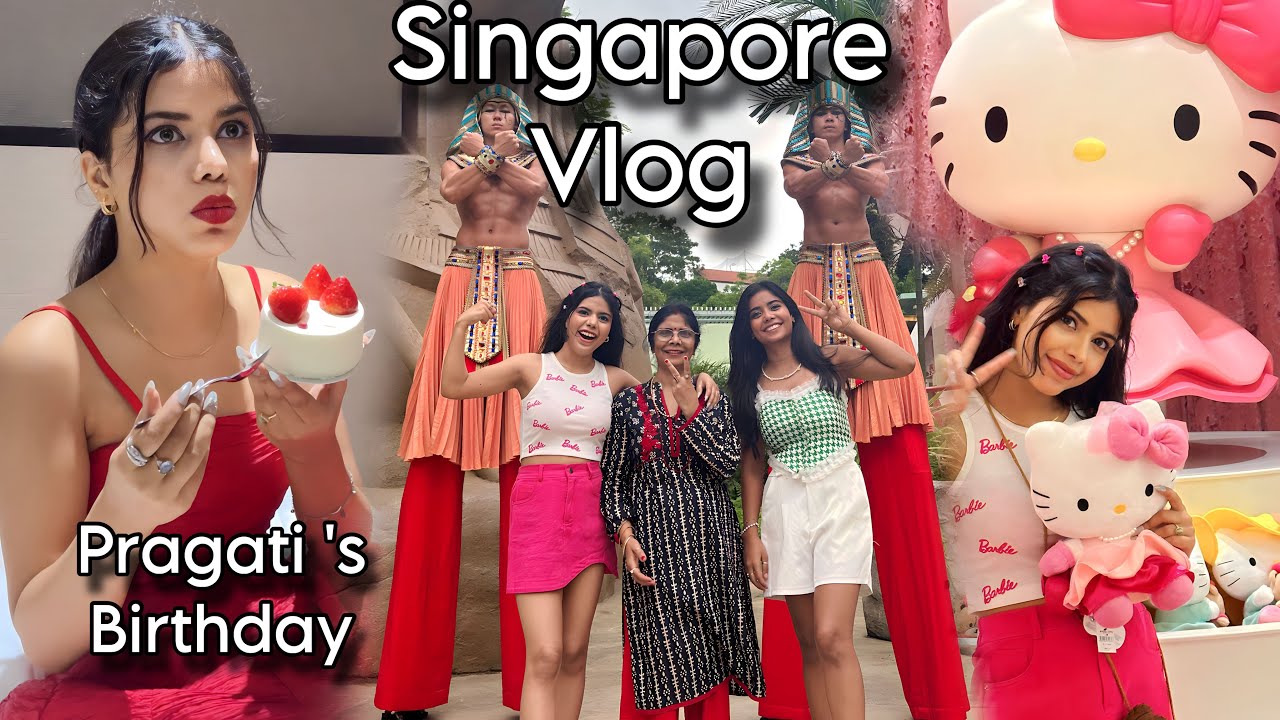 @PragatiVermaa Birthday Celebration in Singapore 🎂