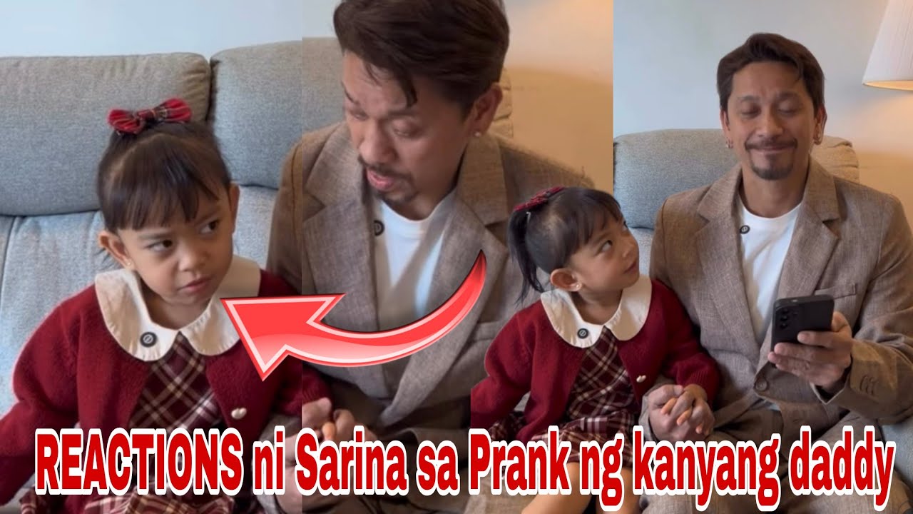 Jhong Hilario PRANK his daughter, Sarina 