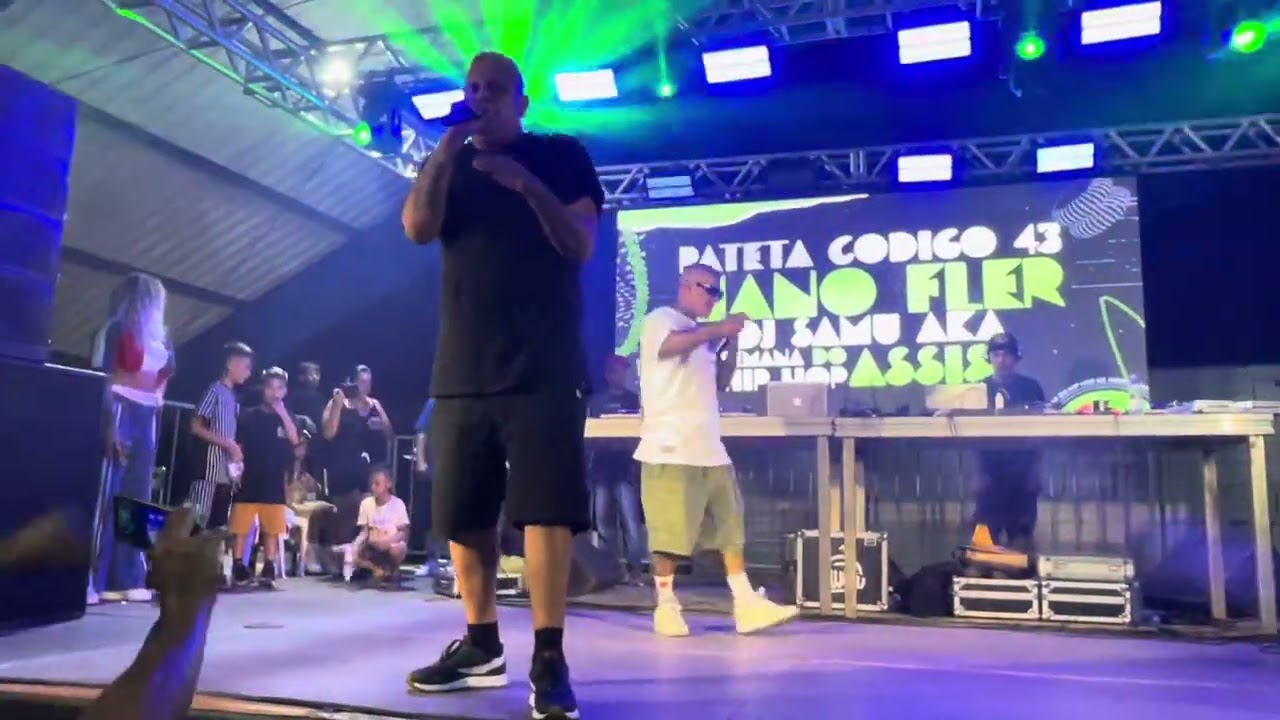 Pateta Código 43/Mano Fler DJ Samu- Eles falam de Deus/Primeira semana do Hip Hop em Assis SP 