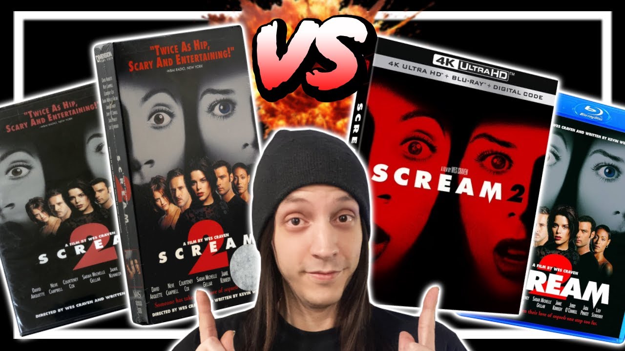 Scream 2 (1997) VHS VS DVD VS Blu-ray VS 4K