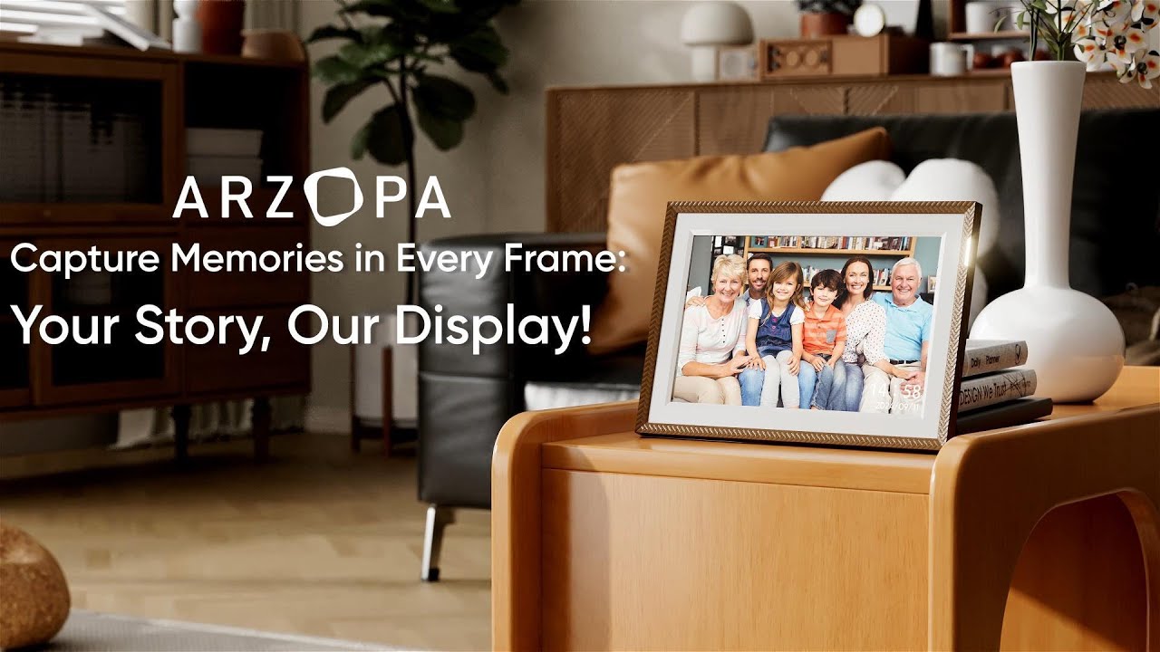 Introducing the New Arzopa D10 Digital Frame: The Perfect Gift for Family Memories