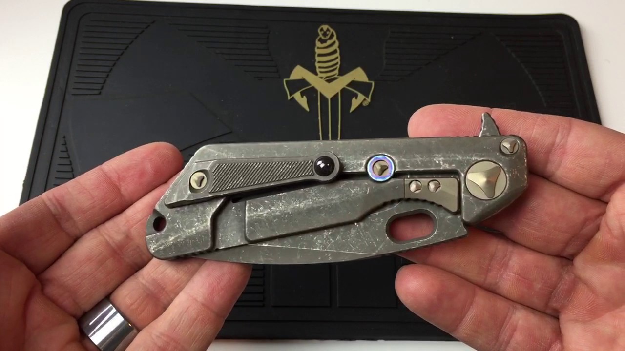 Microtech Marfione MSG 3.5 Mick Strider Custom M390 Fallout Finish