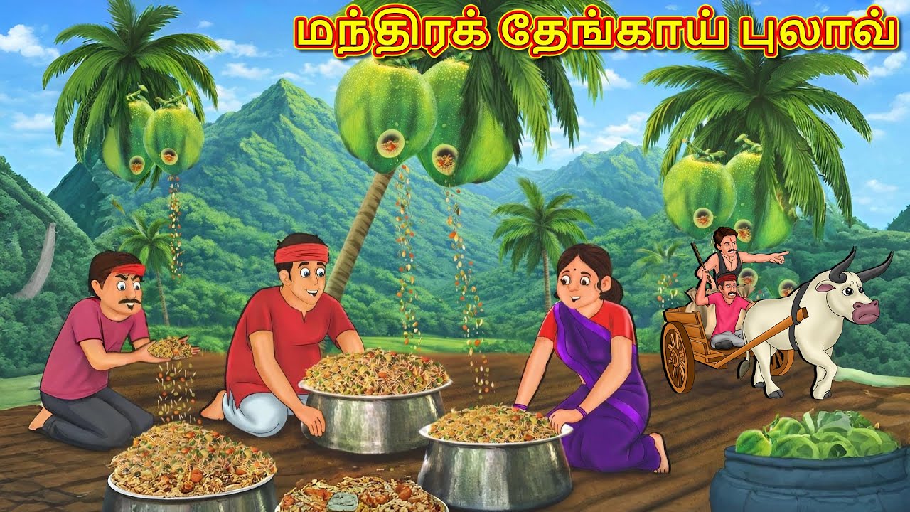 மந்திரக் தேங்காய் புலாவ் | New Tamil Stories | Tamil Stories | Tamil Kataikal