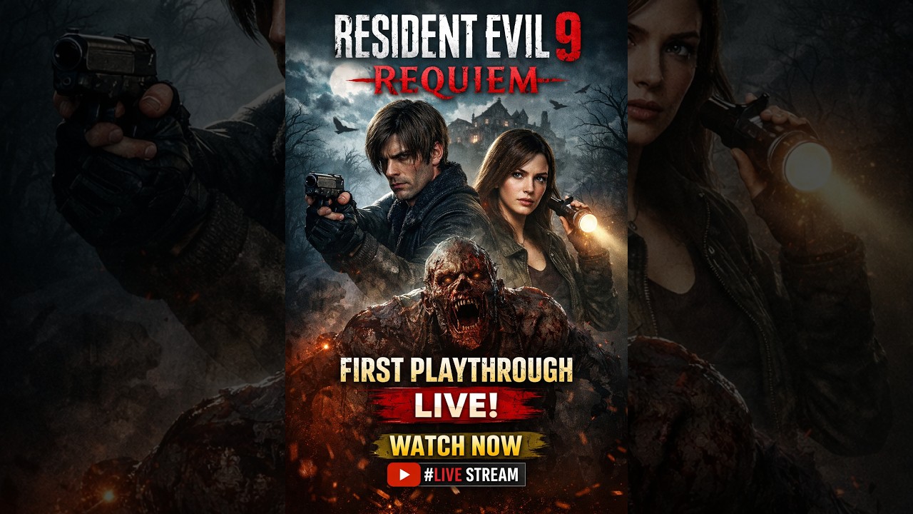 Resident Evil 9 Requiem Day 4 - Leon Returns to Raccoon City 😱 Vertical Live