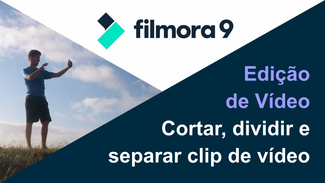 FILMORA 9 - Edição de Vídeo | Cortar | dividir | Separar clip de video | Iniciante no Filmora