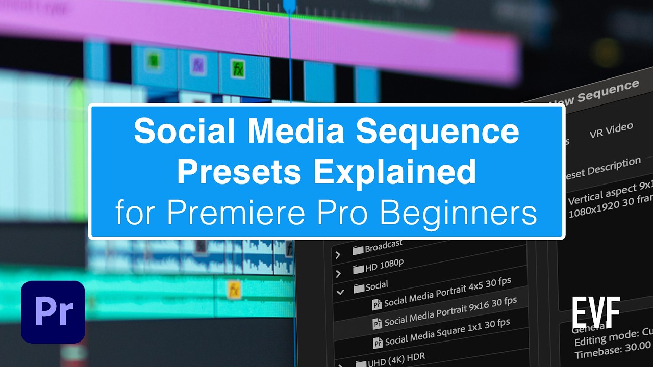 Объяснение предустановок последовательности для социальных сетей для абсолютных новичков в Premie...