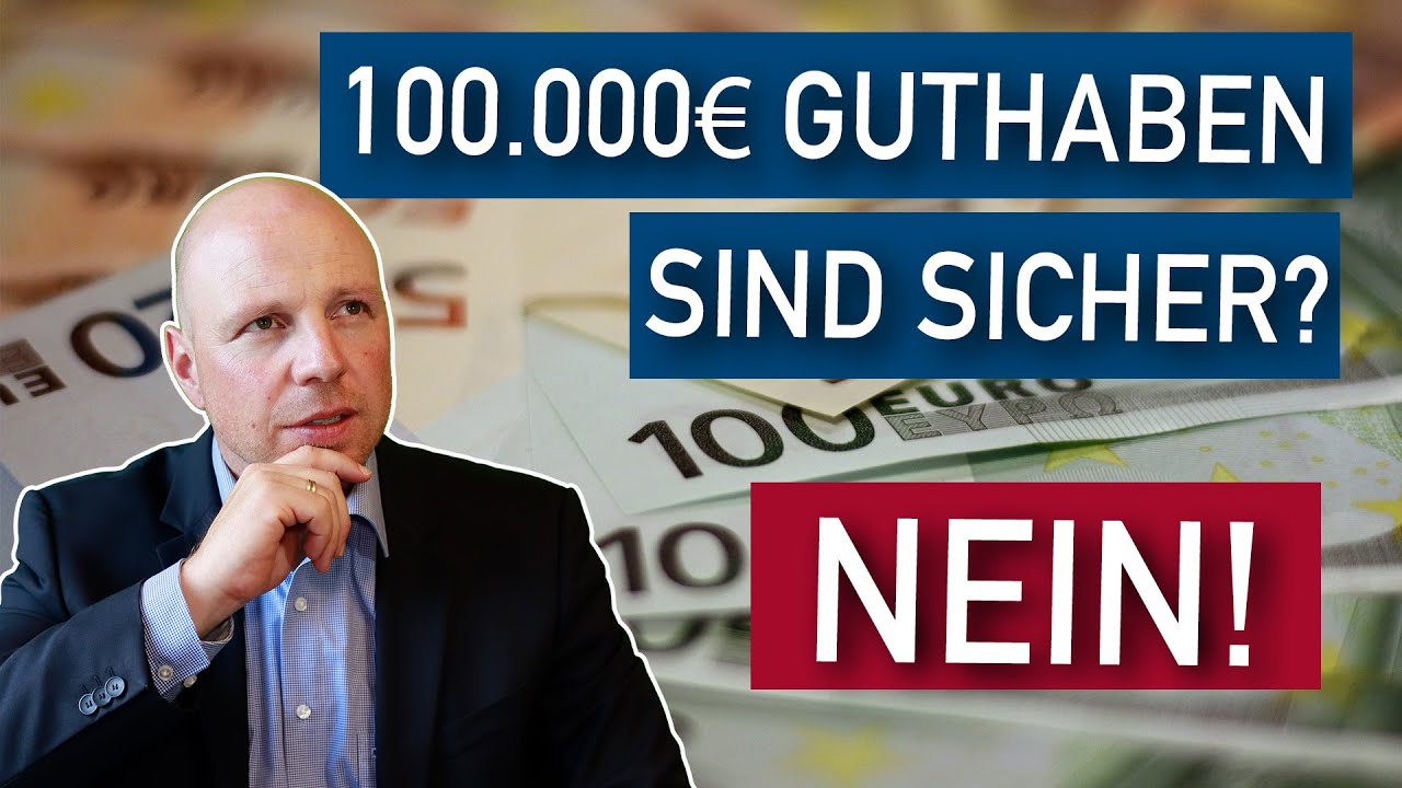 Bankguthaben von 100.000€ sind sicher? NEIN! Wieso der Einlagensicherungsfond eine Farce ist!