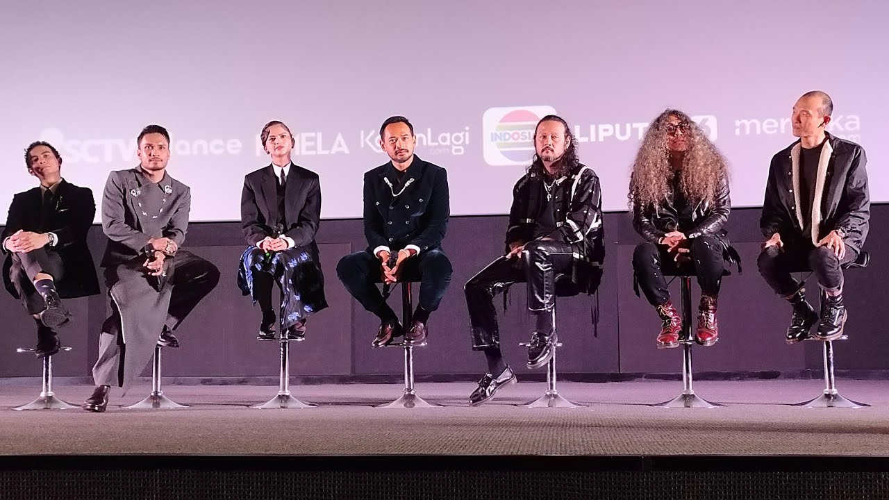 Konferensi Pers Serial Bad Guys brg Oka Antara, Omara Esteghlal, Maudy Effrosina, Randy Pangalila
