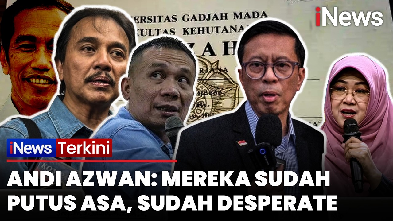Andi Azwan Tertawakan soal Roy Suryo Cs Minta SP3 Kasus Ijazah Palsu Jokowi | iNews Terkini