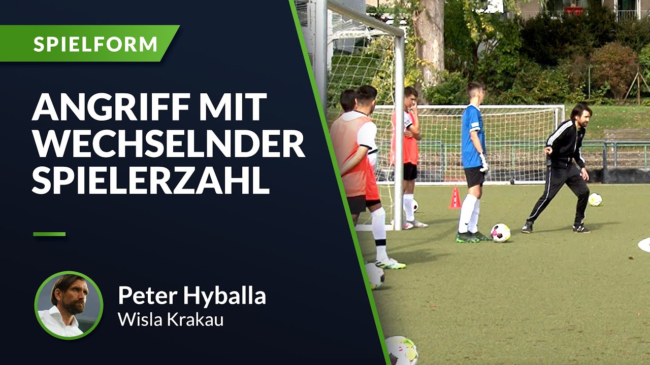 Wettkampf: Angriff mit wechselnder Spielerzahl - Hyballas Gegenpressing