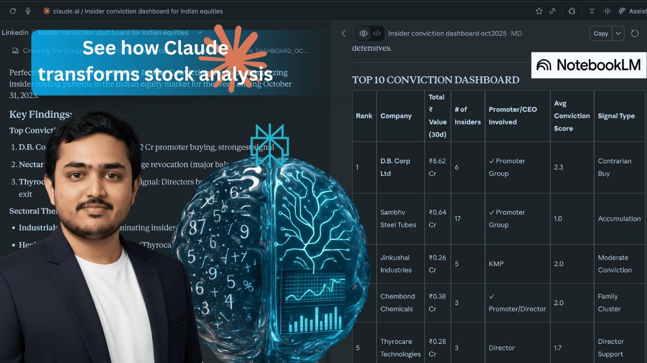 This AI Insider Trading Dashboard using Claude will change how investors analyze stocks
